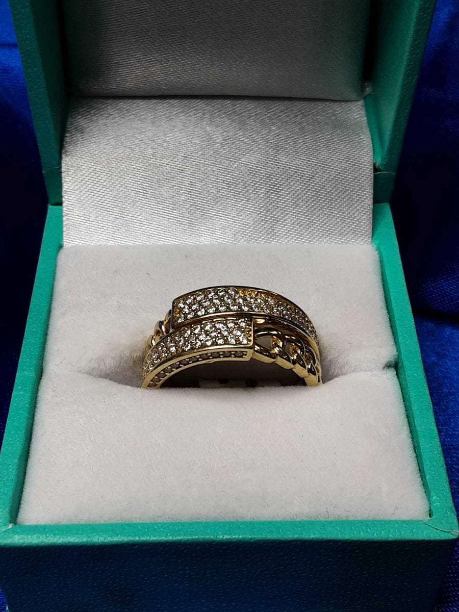 Women's Ring - Yellow Gold 14k (.585) 3.8 grams Size 7