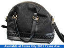 Michael Kors Hamilton Moderne Large Signature Logo Tote Bag Black Purse / Handbag