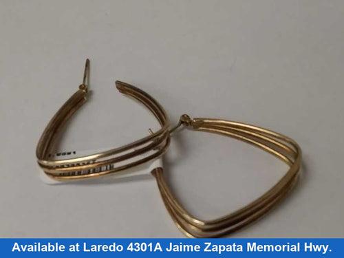 Hoop Earrings - Yellow Gold 10k (.417) 4.1 grams