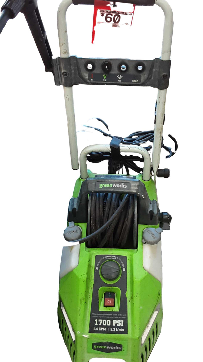 Greenworks 51012 Green Corded Pressure Washer
