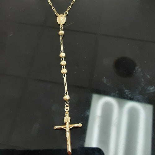 Bead Chain - Yellow Gold 14k (.585) 17.4 grams 18 inch