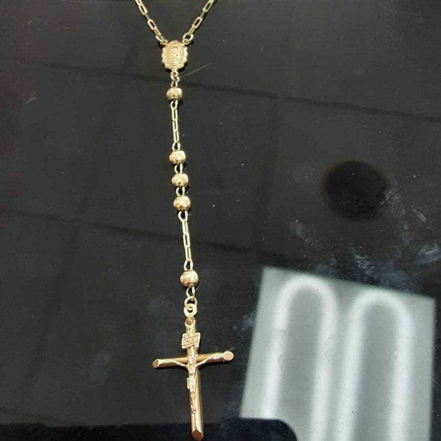 Bead Chain - Yellow Gold 14k (.585) 17.4 grams 18 inch