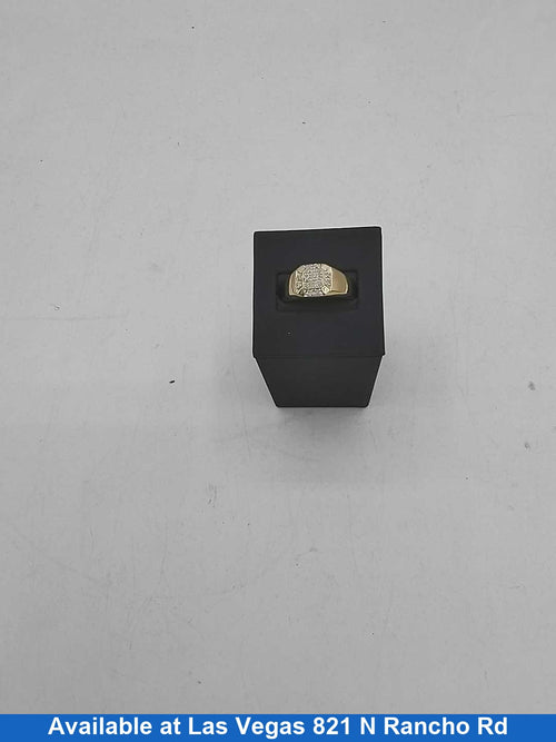 Men's Ring - Yellow Gold 10k (.417) 4.7 grams Size 8