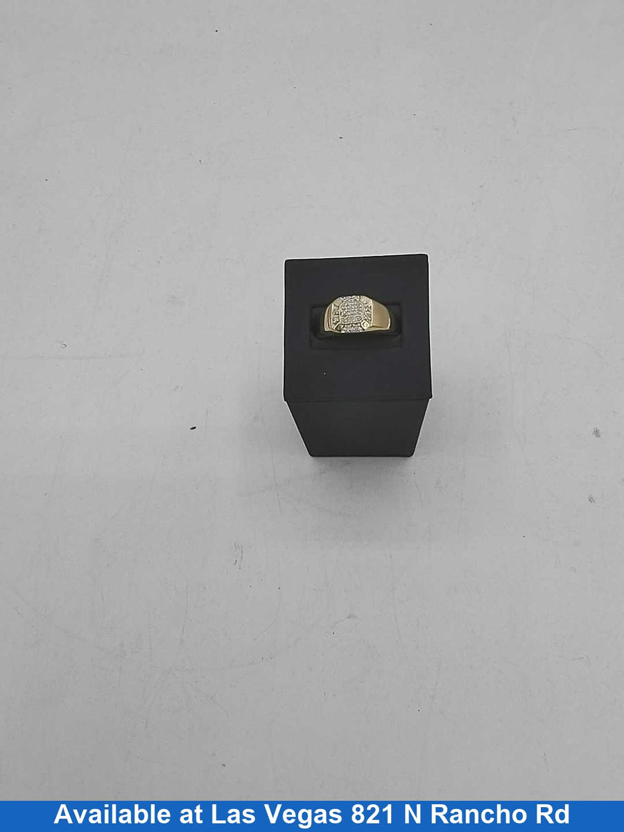 Men's Ring - Yellow Gold 10k (.417) 4.7 grams Size 8