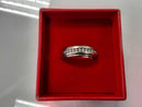 Ring - Wedding Band - White Gold 14k (.585) 7.4 grams Size 8