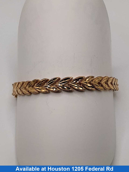 Fox Tail Bracelet - Yellow Gold 14k (.585) 16.9 grams 8 inch
