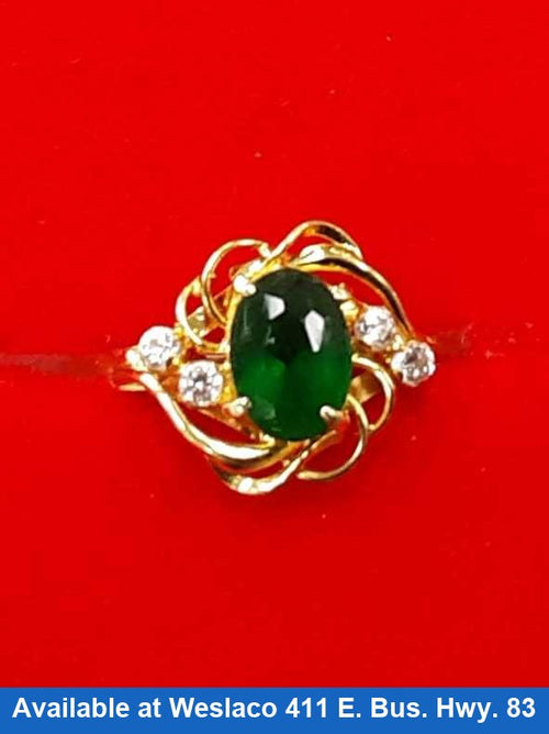 Women's Ring - Yellow Gold 18k (.750) 1.4 grams Size 7
