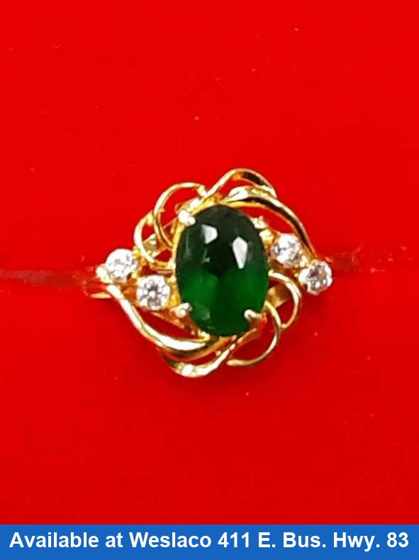 Women's Ring - Yellow Gold 18k (.750) 1.4 grams Size 7