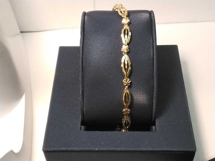 Link Bracelet - Yellow Gold 10k (.417) 4.1 grams 7 inch