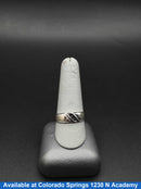 Ring - Wedding Band - White Gold 10k (.417) 3.5 grams Size 8.5