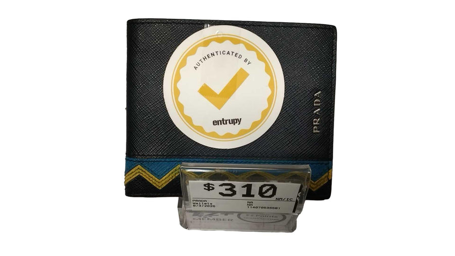 Prada Na Blue Wallet