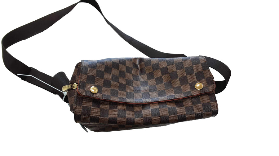 Louis Vuitton Damier Ebene Canvas Brown Purse / Handbag