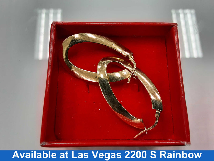 Bangle Earrings - Yellow Gold 14k (.585) 2.4 grams