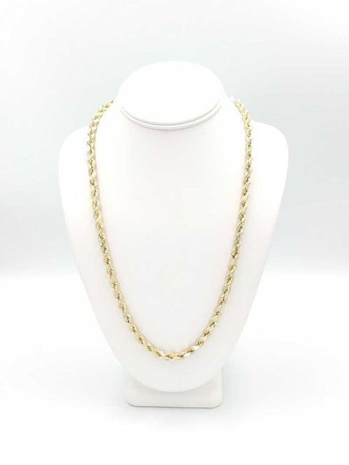 Rope Chain - Yellow Gold 10k (.417) 19 grams 24 inch