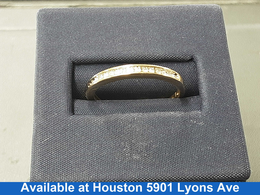 Ring - Wedding Band - Yellow Gold 10k (.417) 1.4 grams Size 7