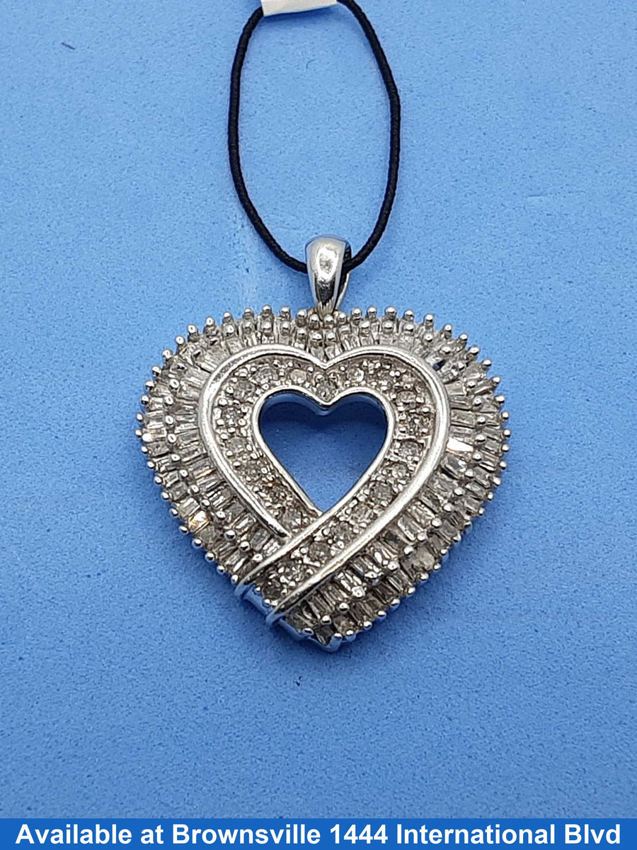 Pendant - White Gold 10k (.417) 4.1 grams
