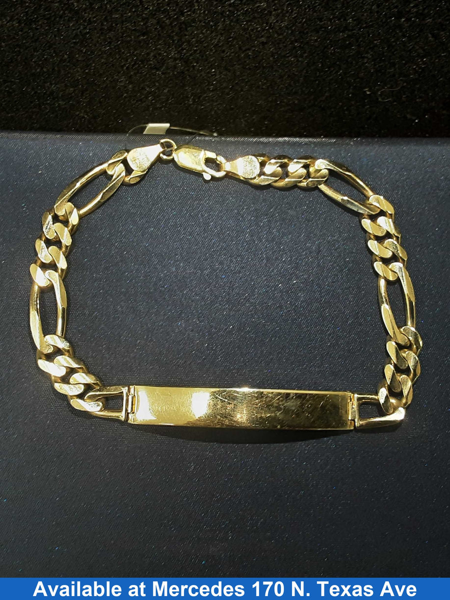 ID Bracelet - Yellow Gold 10k (.417) 16.5 grams 7 inch