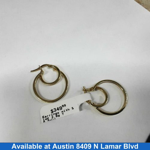 Earrings - Yellow Gold 14k (.585) 2 grams