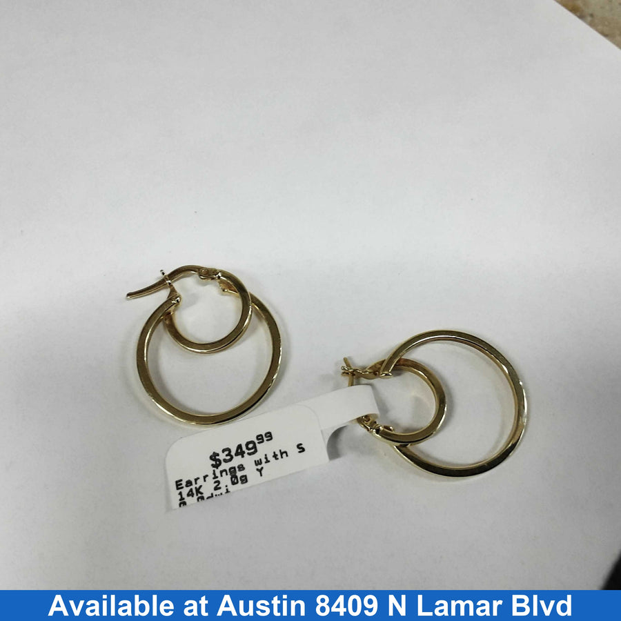 Earrings - Yellow Gold 14k (.585) 2 grams