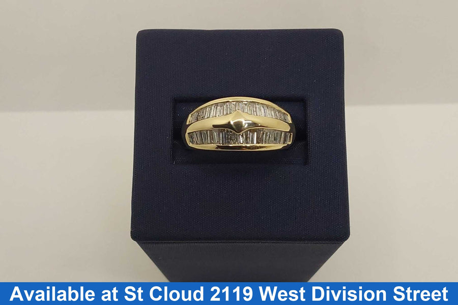 Men's Ring - Yellow Gold 14k (.585) 5.63 grams Size 9