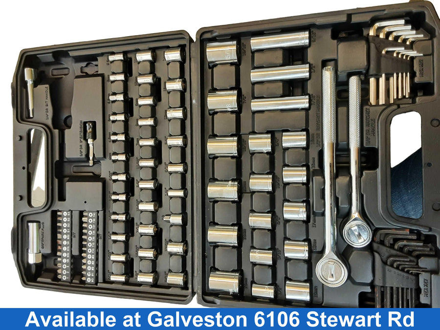 Hyper Tough Socket Set Black Mixed Hand Wrench