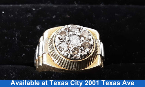Men's Ring - Yellow Gold 14k (.585) 13.9 grams Size 9.5