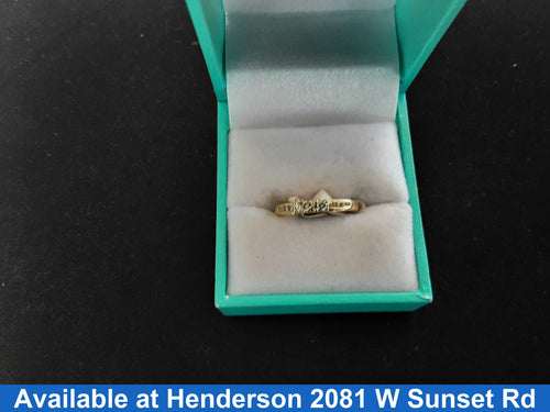 Women's Ring - Anniversary - Yellow Gold 14k (.585) 2.4 grams Size 6
