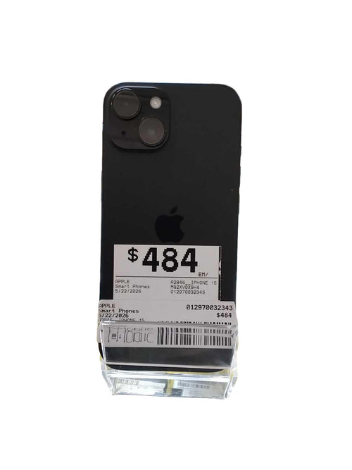 Apple A2846__iphone 15 128 Gb Black Smart Phone