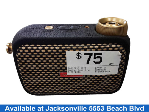 Positive Grid Spark Go Black Guitar Amplifier