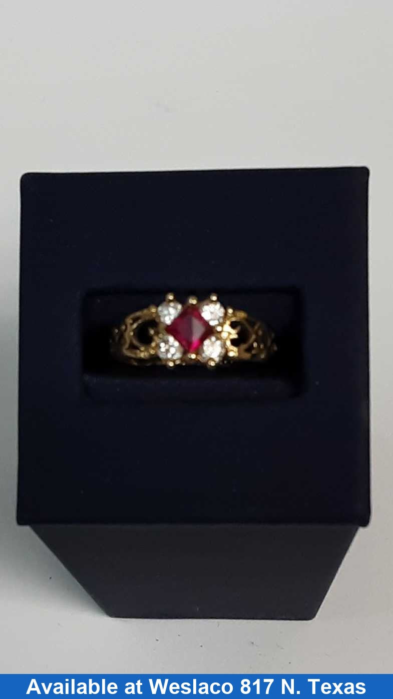 Women's Ring - Yellow Gold 14k (.585) 2.4 grams Size 8