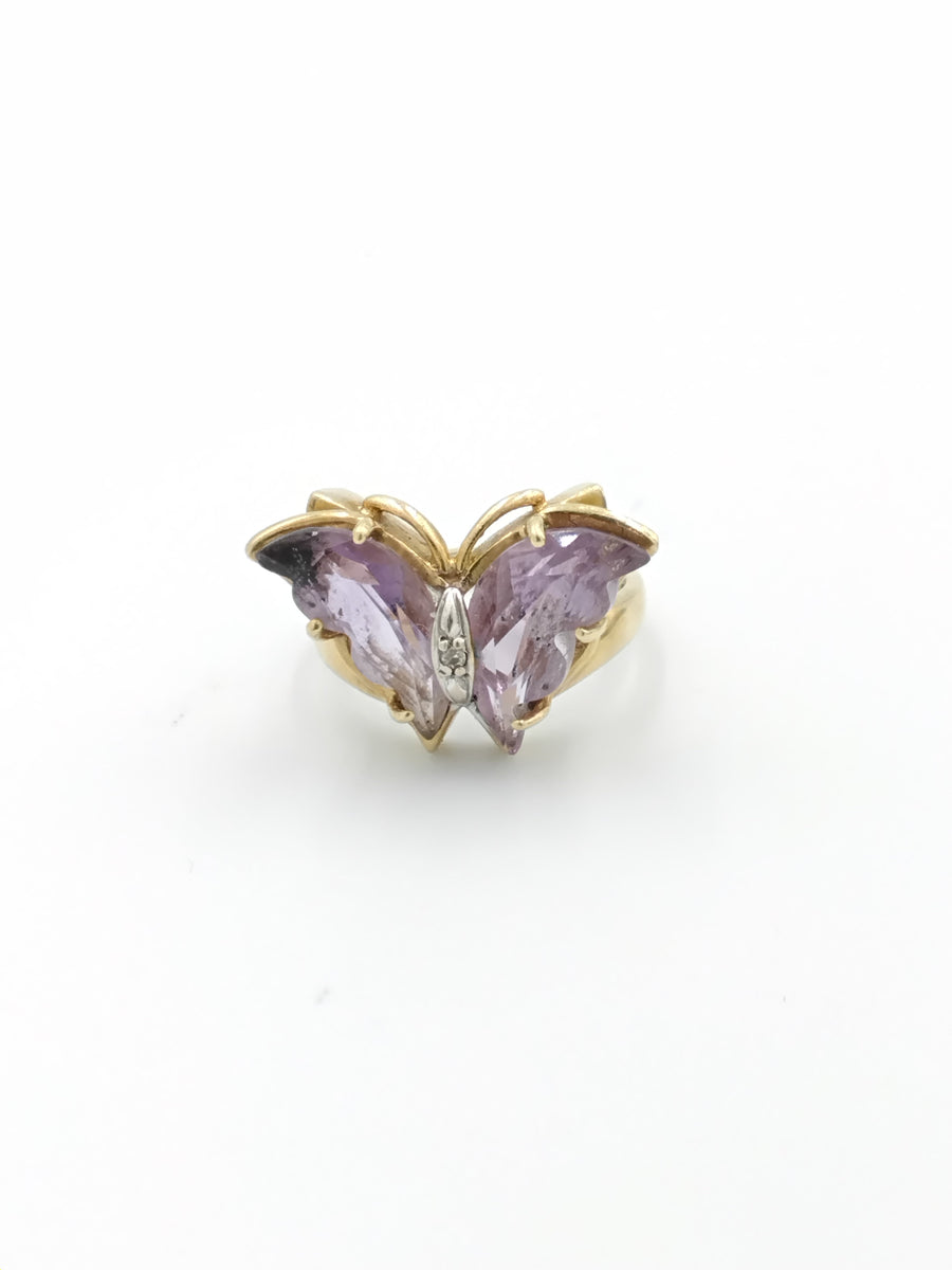 Women's Ring - Yellow Gold 14k (.585) 3.7 grams Size 4.5