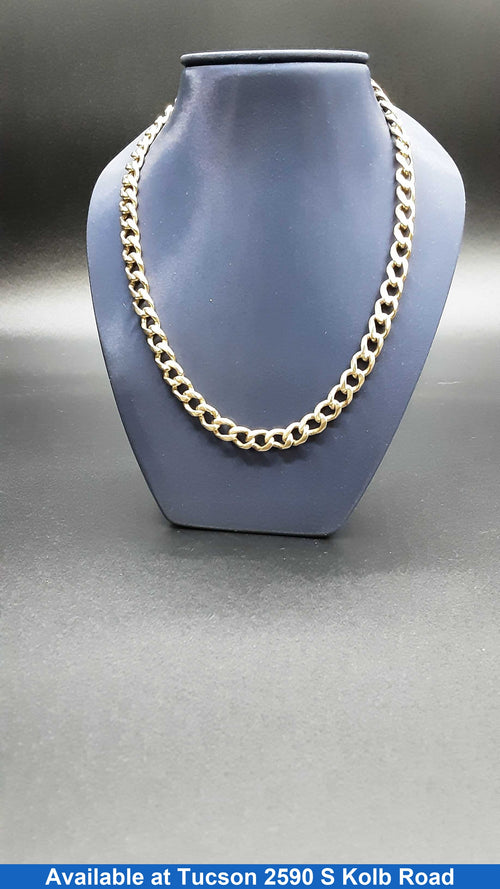Cuban Link Chain - Yellow Gold 10k (.417) 77.5 grams 24 inch
