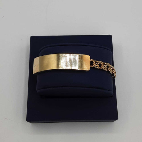 ID Bracelet - Yellow Gold 10k (.417) 33.1 grams 8 inch
