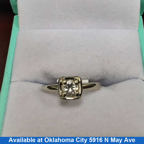 Women's Ring - White Gold 14k (.585) 2.2 grams Size 20