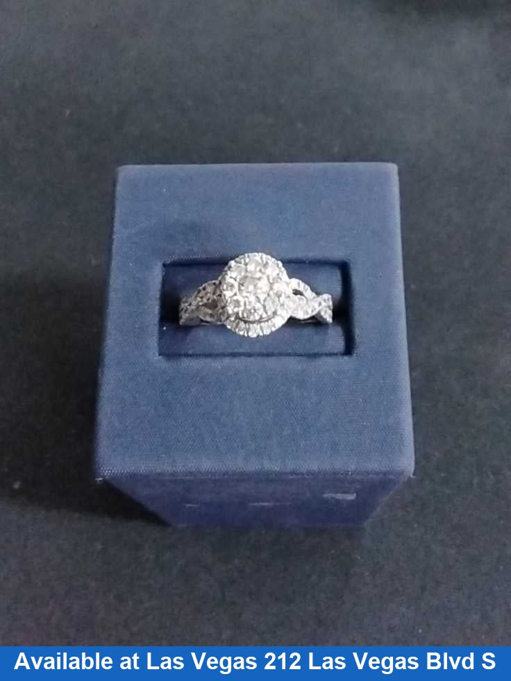 Women's Ring - White Gold 14k (.585) 3.6 grams Size 20