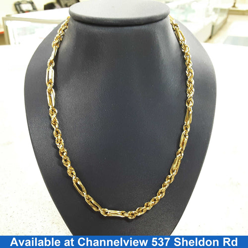 Rope Chain - Yellow Gold 10k (.417) 5.6 grams 20 inch