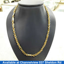 Rope Chain - Yellow Gold 10k (.417) 5.6 grams 20 inch