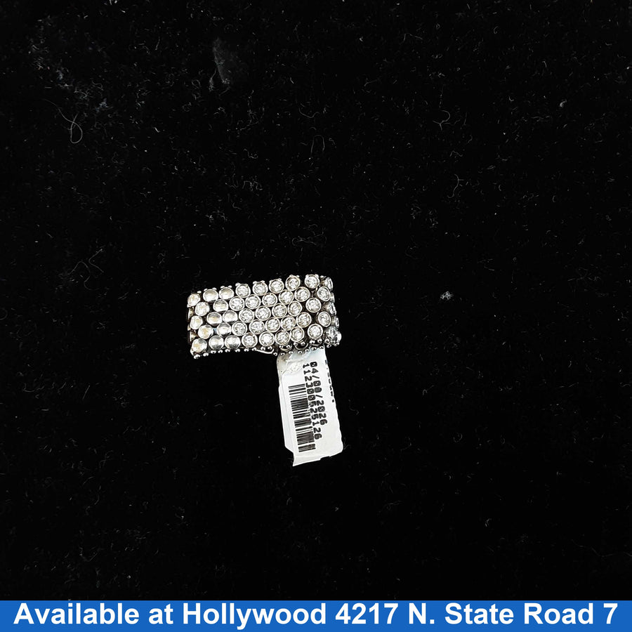Women's Ring - White Gold 18k (.750) 10.2 grams Size 7