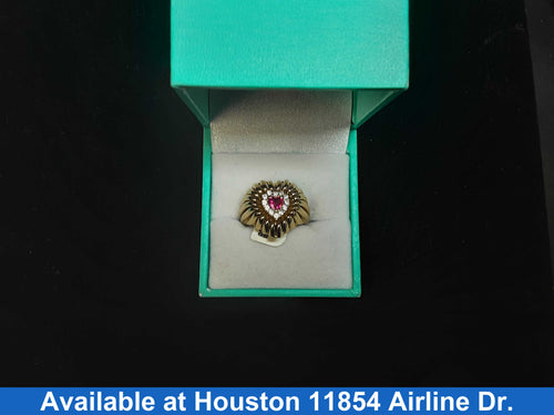 Women's Ring - Yellow Gold 10k (.417) 4 grams Size 7.5