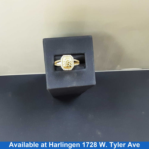 Women's Ring - Yellow Gold 10k (.417) 2.9 grams Size 7.5