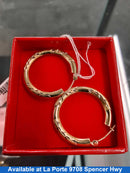 Bangle Earrings - Yellow Gold 14k (.585) 2 grams