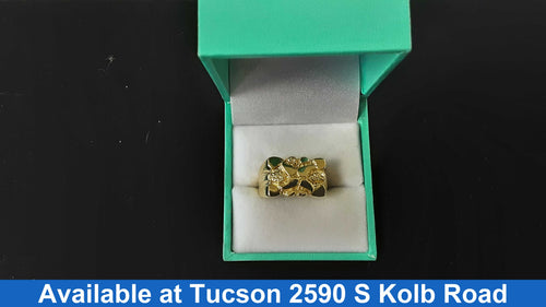Men's Ring - Yellow Gold 14k (.585) 6.9 grams Size 10