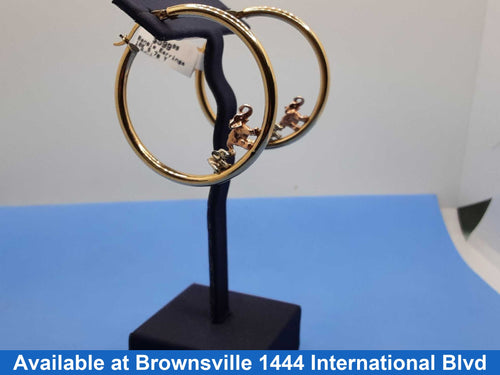 Bangle Earrings - Yellow Gold 10k (.417) 5.7 grams