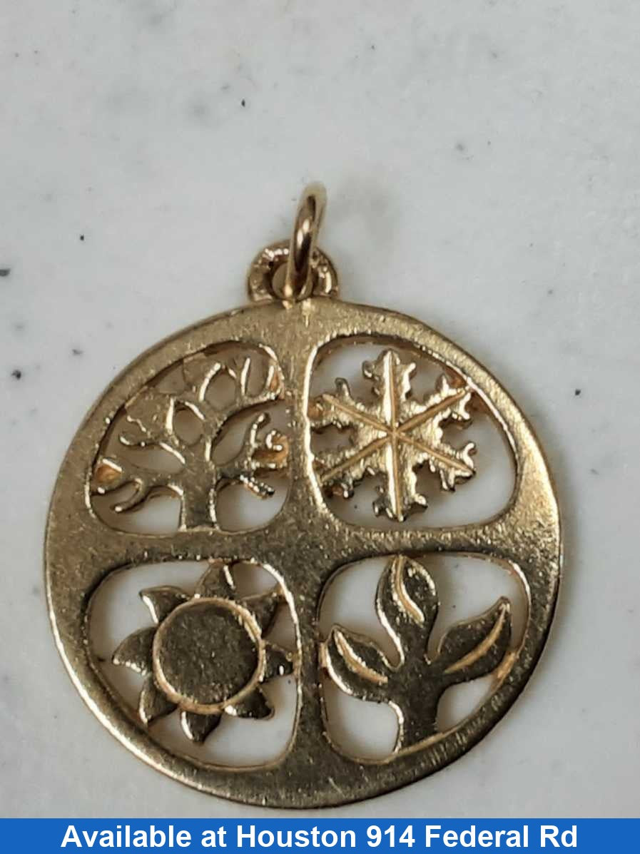 Symbol Pendant - Yellow Gold 14k (.585) 4.6 grams