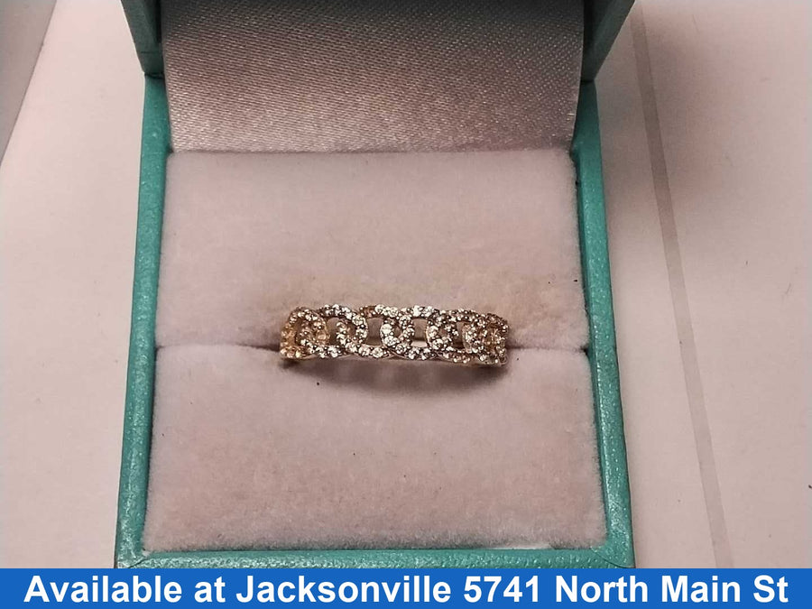 Women's Ring - Yellow Gold 14k (.585) 1.8 grams Size 8.5