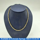 Rope Chain - Yellow Gold 14k (.585) 13.5 grams 15 inch