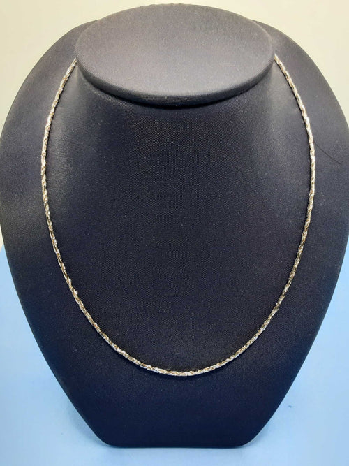 Rope Chain - White Gold 14k (.585) 2.1 grams 16 inch