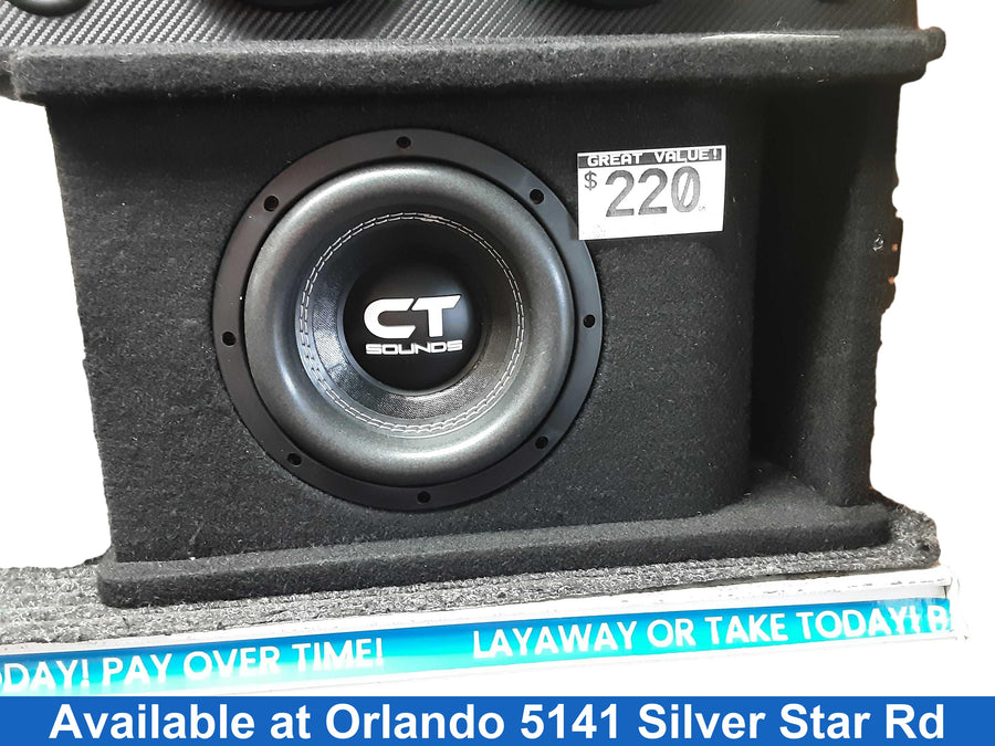 Ct Sounds Blk Black Car Sub-Woofer