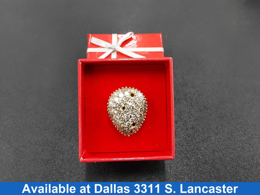 Women's Ring - Yellow Gold 10k (.417) 13.5 grams Size 6.5