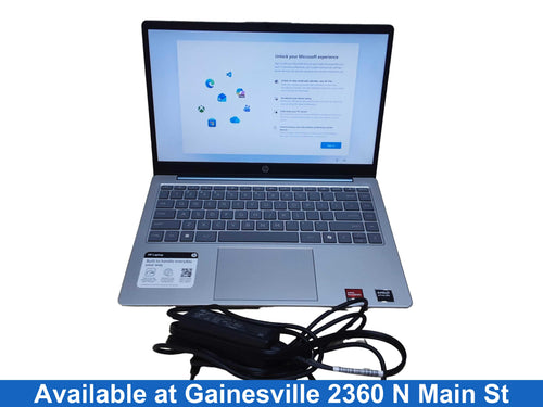 Hp 14-em0002wm Amd Athlon 4 Gb 128 Gb Blue Laptop